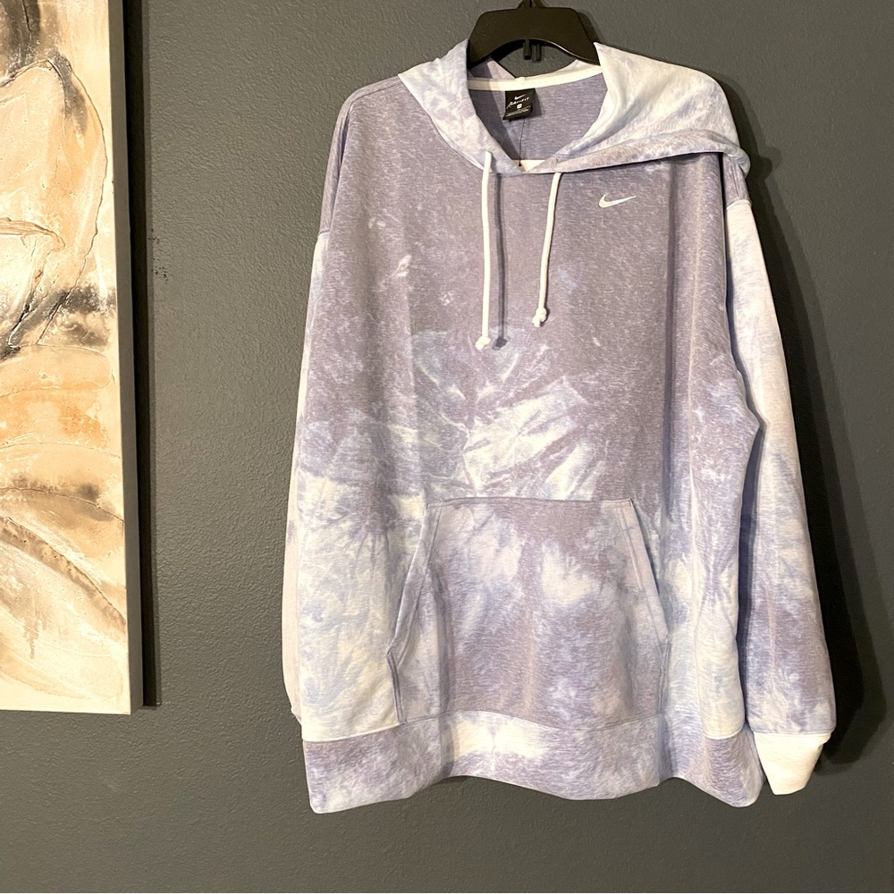 Nike tie dye hooded sweatshirt XXL new with tag hoodie training soft lightweight